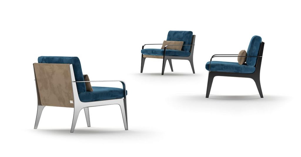 Fauteuil Tweed — vue complémentaire