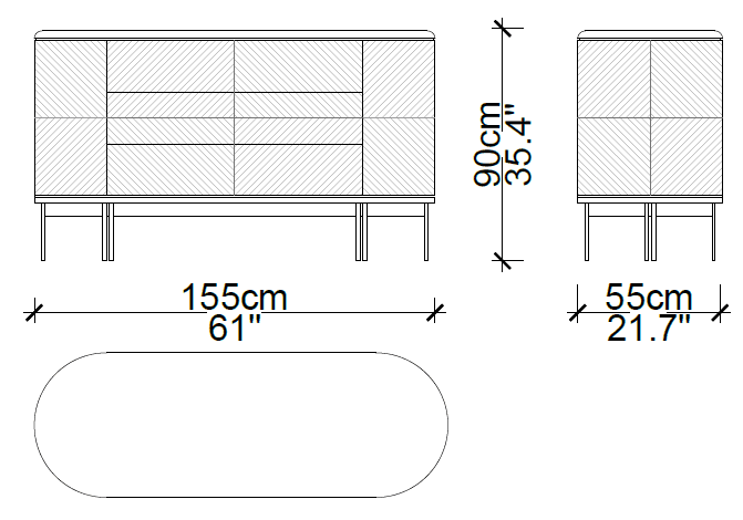 Commode Eva — vue complémentaire