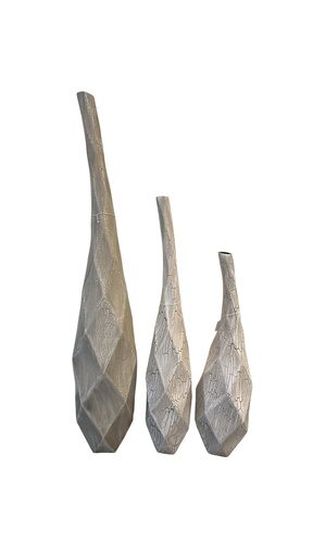 Vase Obelisque Craquele
