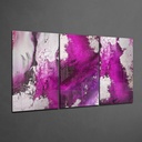 TABLEAU   ABSTRE EN VERRE TRIO 