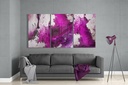 TABLEAU   ABSTRE EN VERRE TRIO 