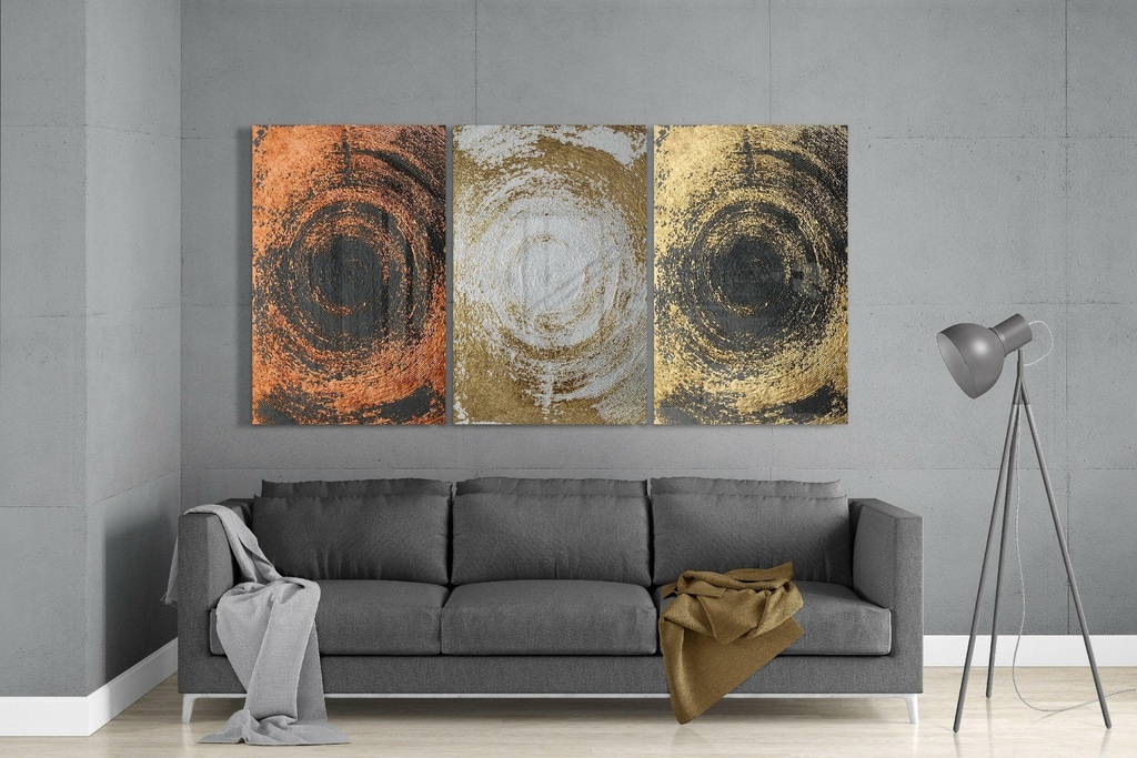 TABLEAU  EN VERRE ONDES ETERNELLES