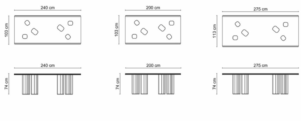 TABLE A MANGER GAMMA